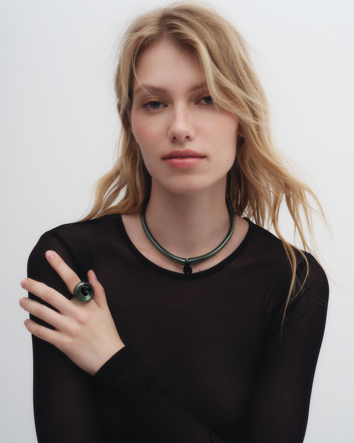 Black Dahlia necklace