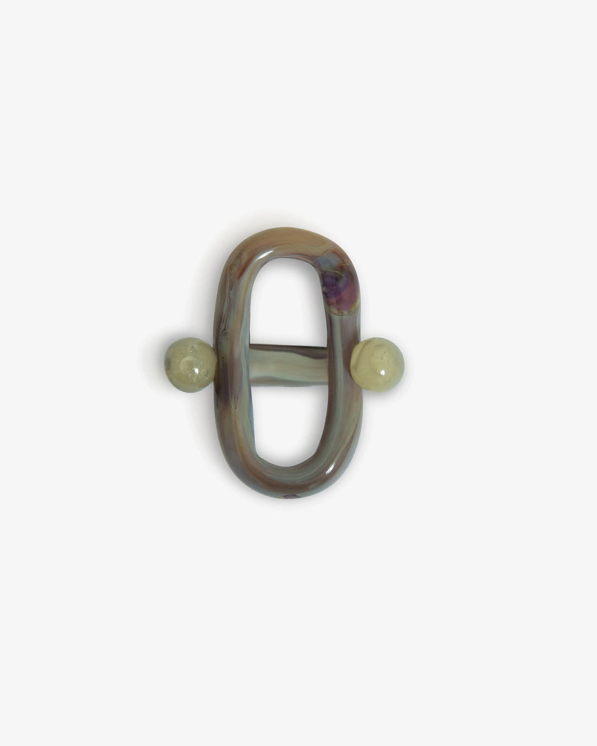 Rabel Rind Rebel ring - Handcrafted Glass Jewelry by Cajal