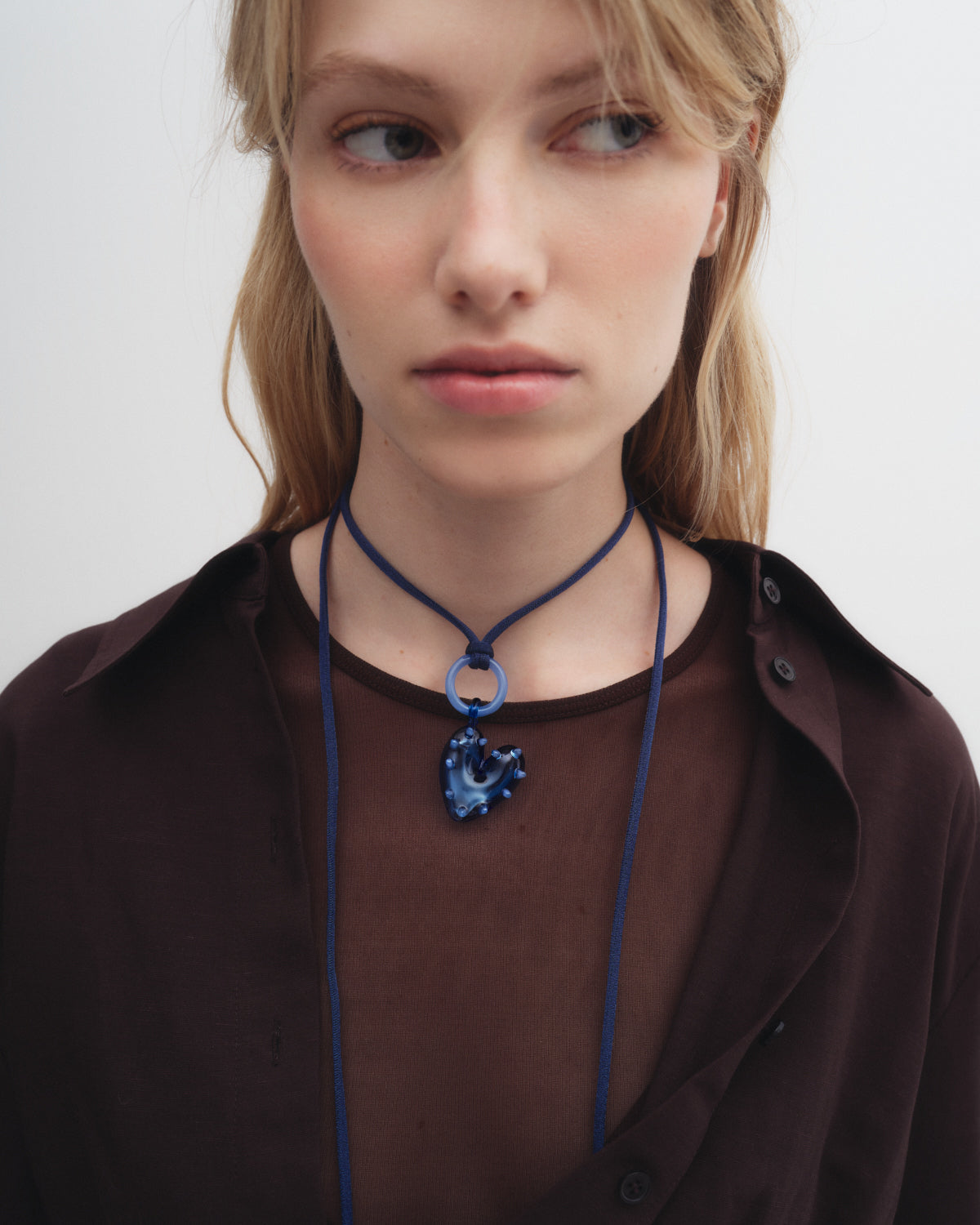 Heart of glass necklace