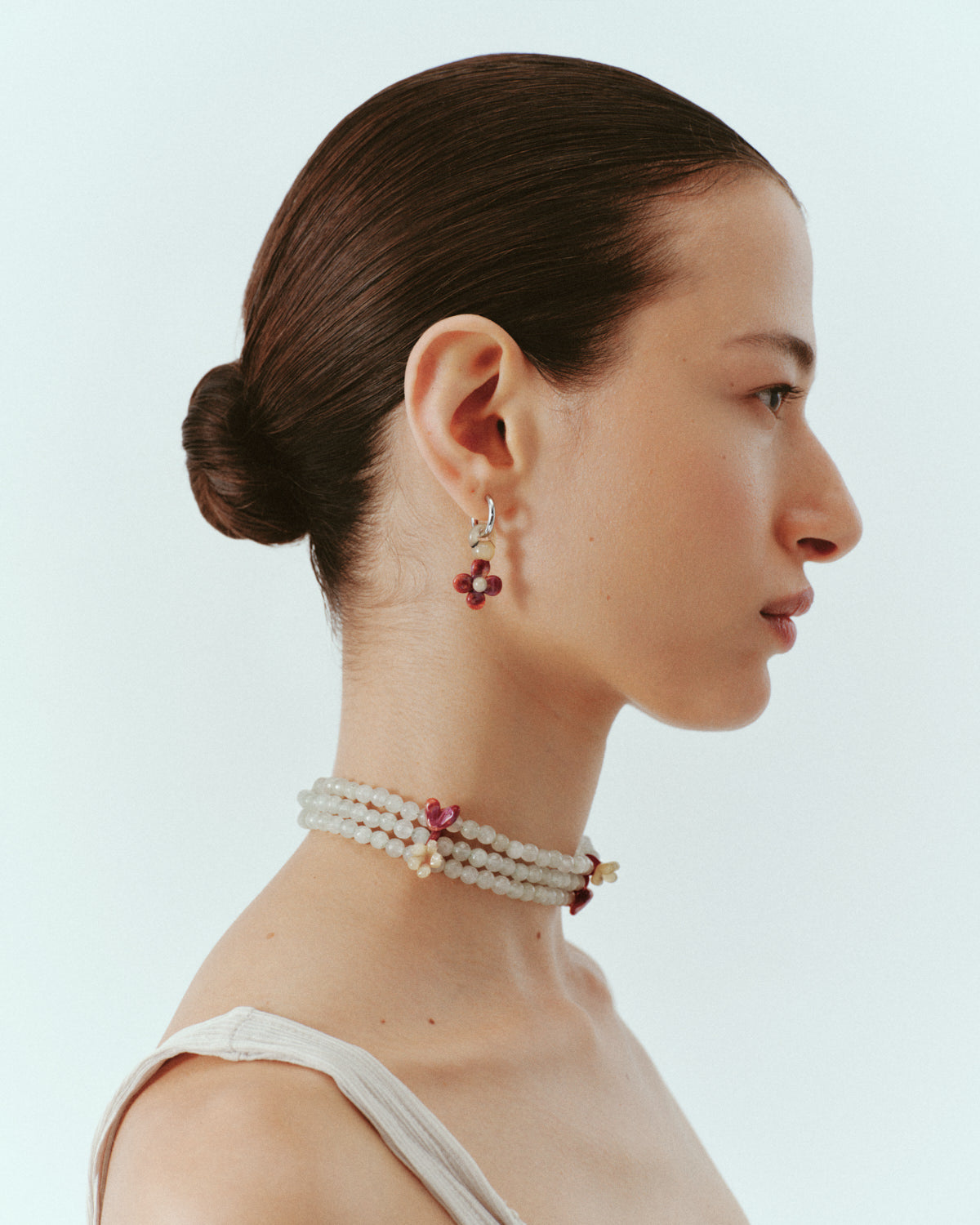Jackie chocker - Handcrafted Glass Jewelry by Cajal