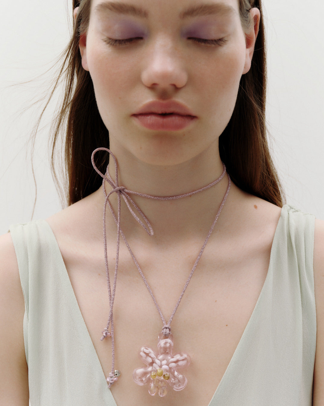 Orchid necklace