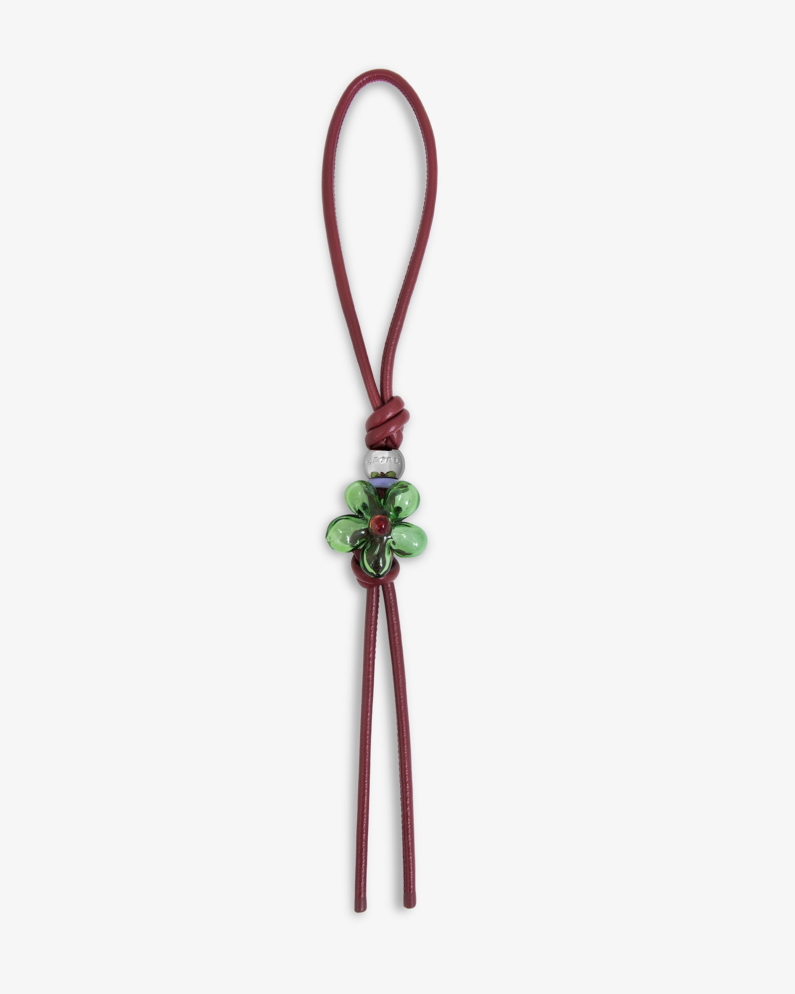 Rosette bag charm