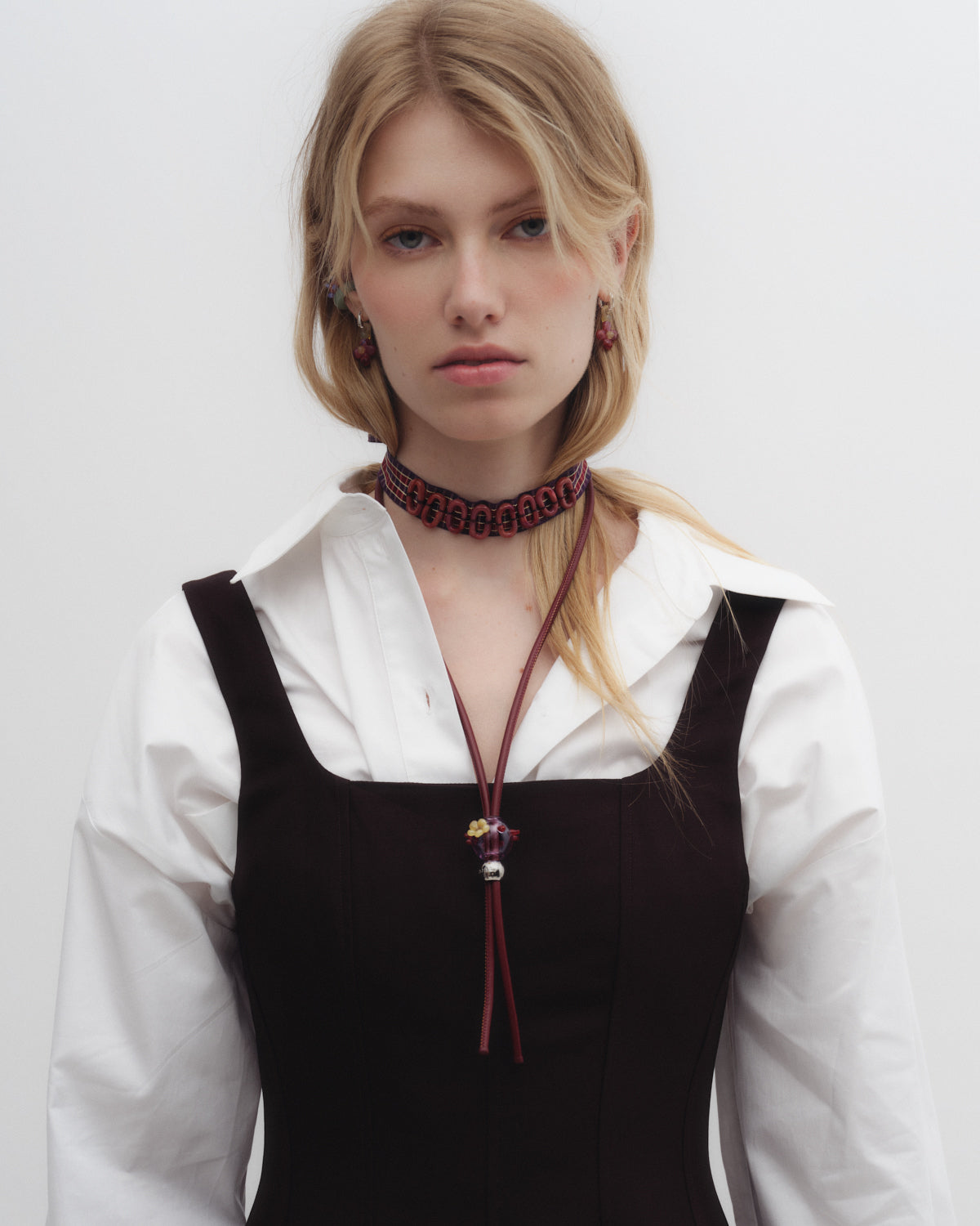 Runaway necklace - Handcrafted Glass Jewelry by Cajal